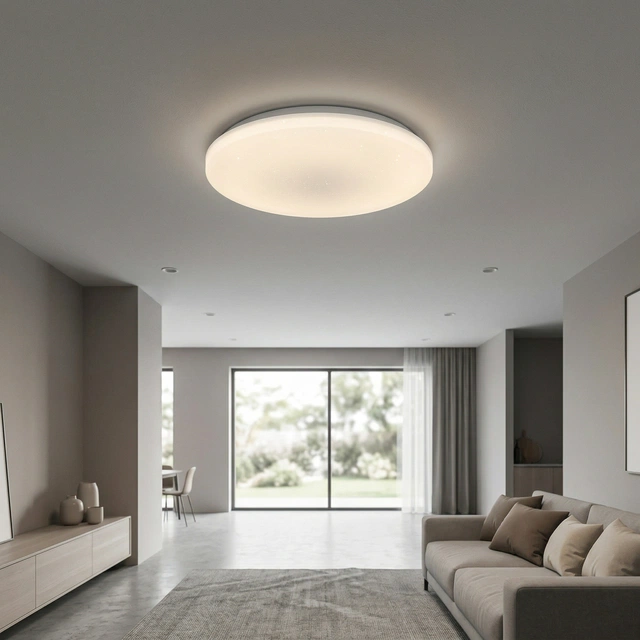 Hyaden Sparkling II LED plafond taklampe 60cm hvit