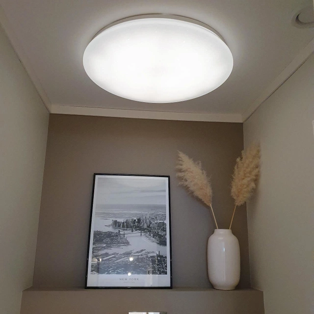 Hyaden Sparkling II LED plafond taklampe 60cm hvit