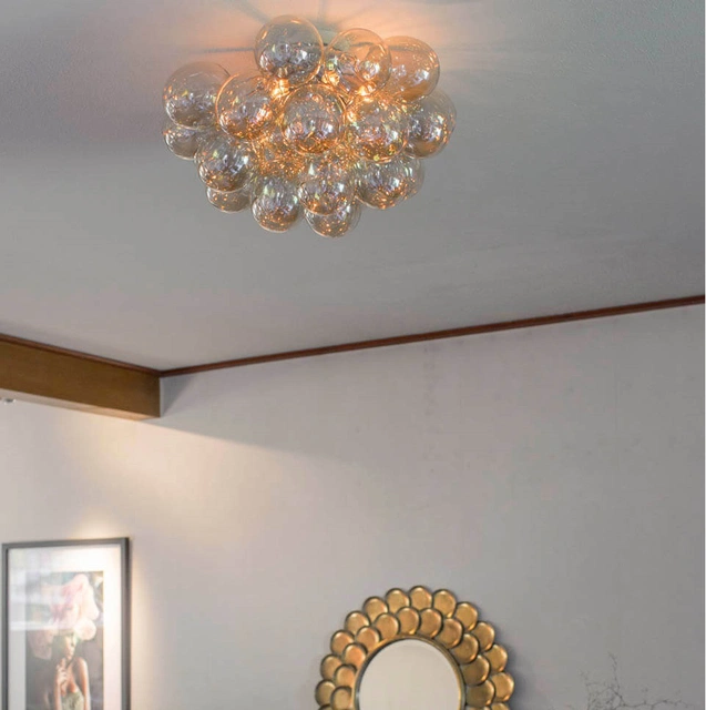 Gross plafond taklampe 50cm amber