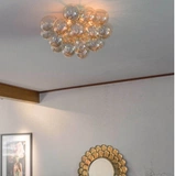 Gross plafond taklampe 50cm amber