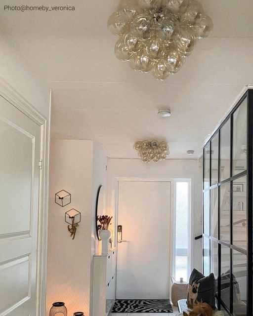 Gross plafond taklampe 50cm amber
