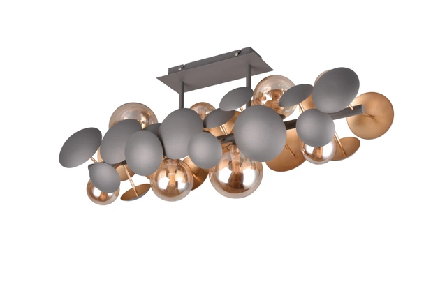 Bubble plafond taklampe 76cm sort