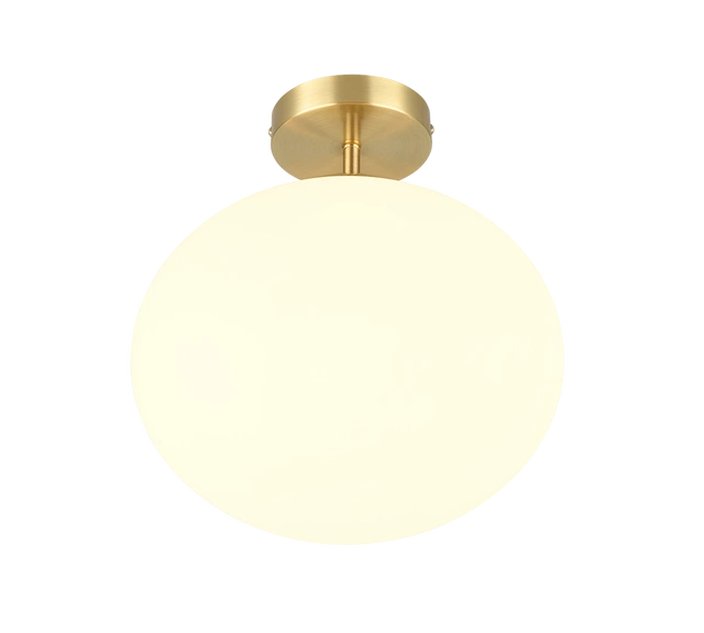 Fomento plafond taklampe 30cm messing