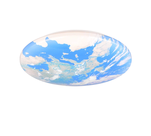 Terra LED plafond taklampe 37cm blå