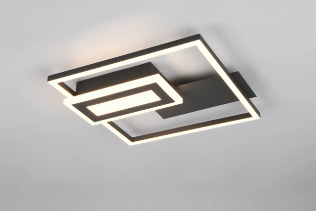 Spiro LED plafond taklampe 33cm sort