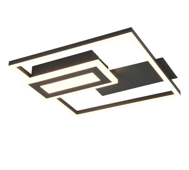 Spiro LED plafond taklampe 33cm sort