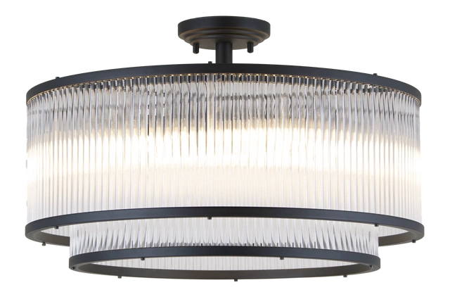 Archie plafond taklampe 51cm sort
