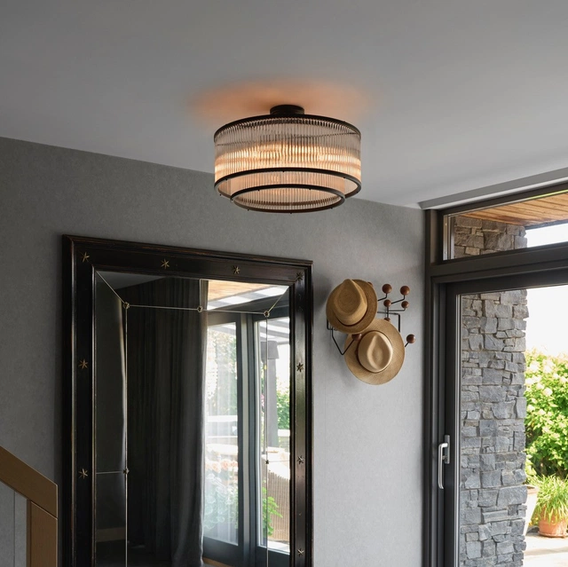 Archie plafond taklampe 51cm sort