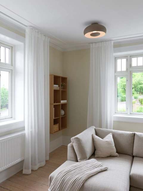 Venus plafond taklampe 40cm beige