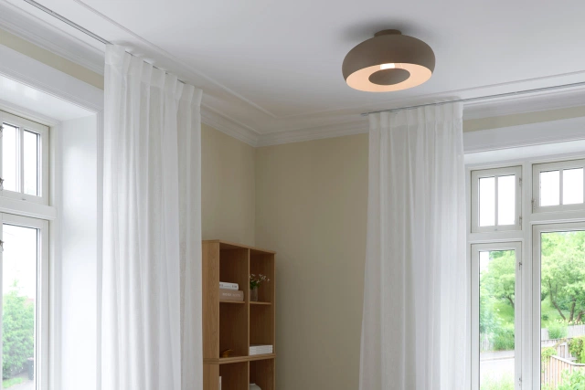Venus plafond taklampe 40cm beige