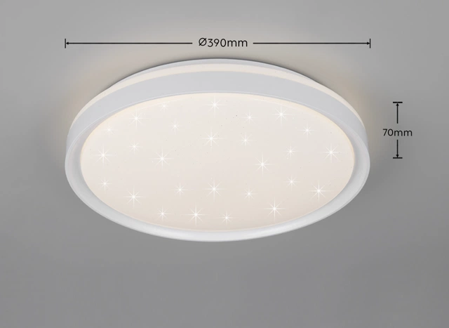 Solit LED plafond taklampe 38cm hvit