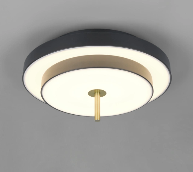 Keaton LED plafond taklampe 40cm sort
