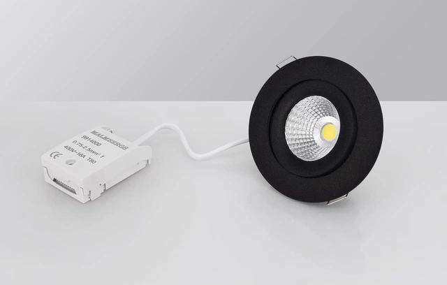 Downlight MD-360 LED IP44 1pk. sort