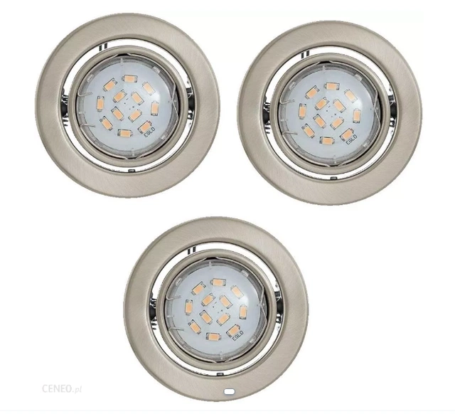 Igoa LED downlight 3pk. stål