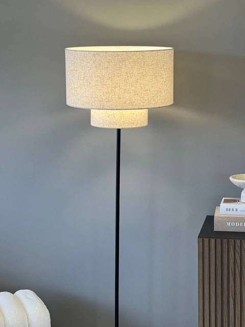 Blefjell skjerm rund 45cm beige