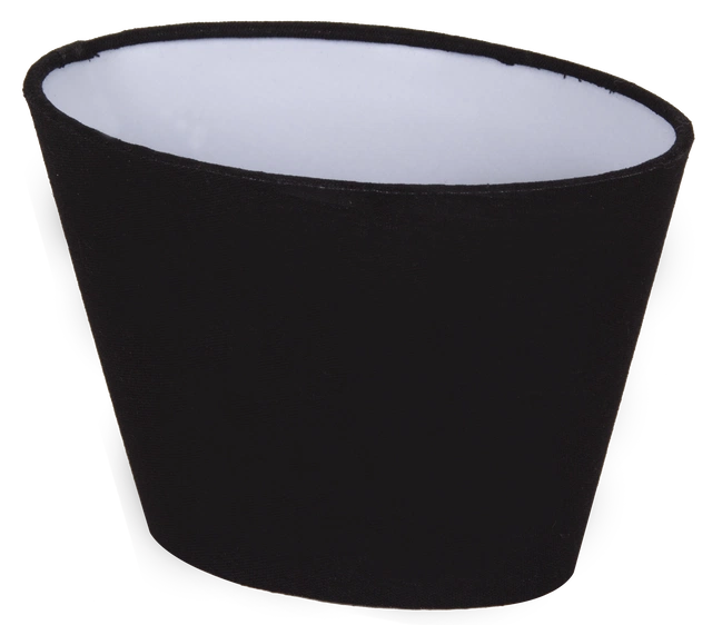 Lina skjerm oval 20cm sort