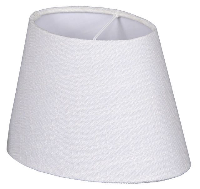 Lina skjerm oval 20cm hvit