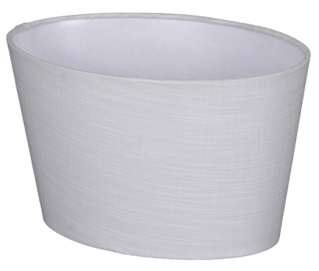 Lina skjerm oval 29cm hvit