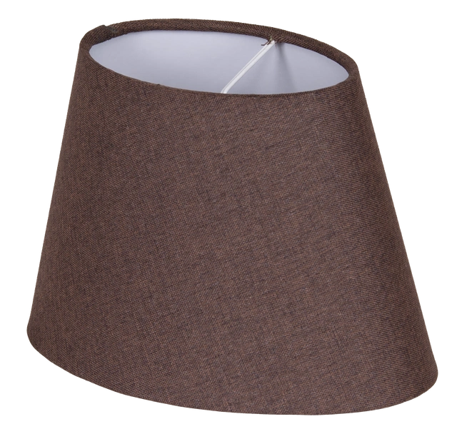 Lina skjerm oval 20cm brun