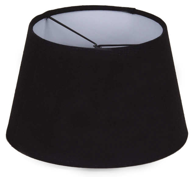 Lina skjerm rund 20cm sort