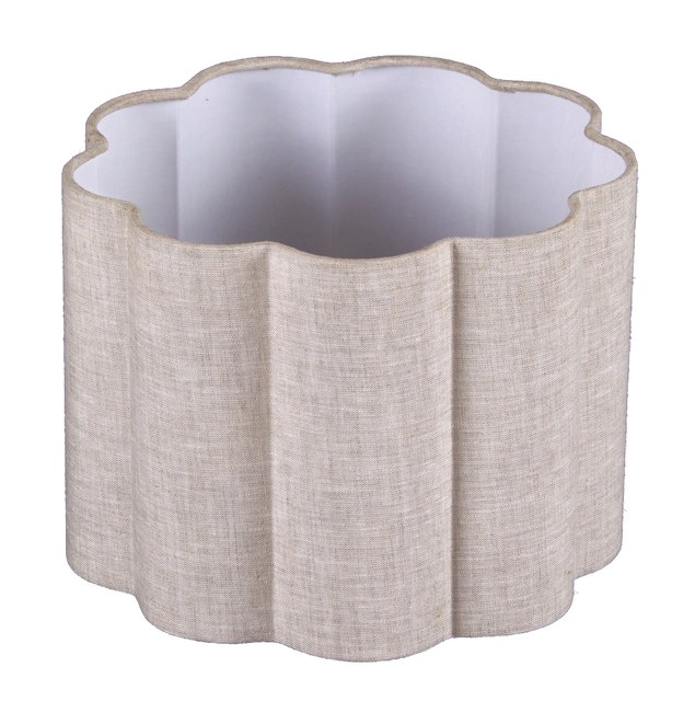Iselin skjerm rund 25cm beige