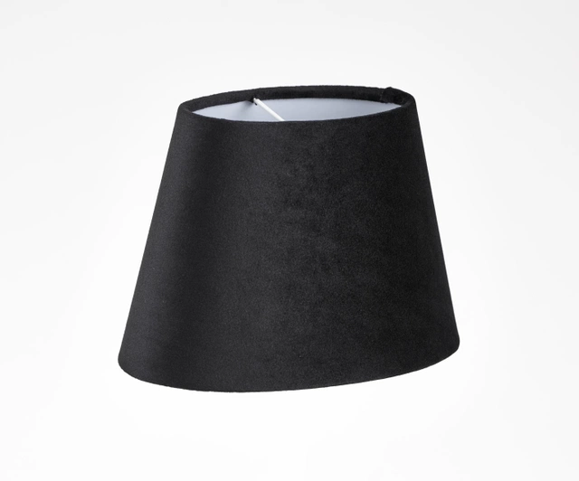 Savoy skjerm oval 20cm sort