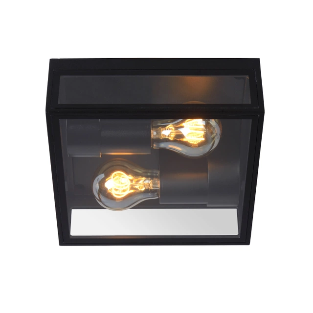 Dukan utelampe tak IP65 22cm sort