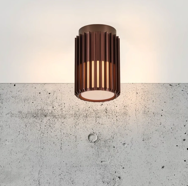 Aludra Loft utelampe tak IP54 12,4cm brun