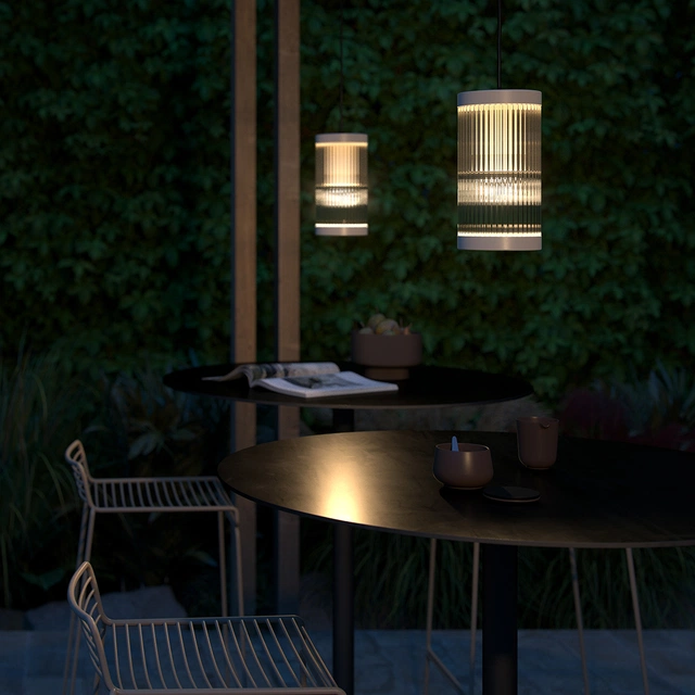 Coupar utelampe pendel IP54 beige