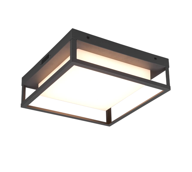 Witham utelampe tak IP54 30cm grå
