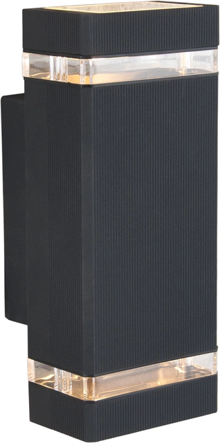 København II utelampe vegg IP44 26,5cm sort