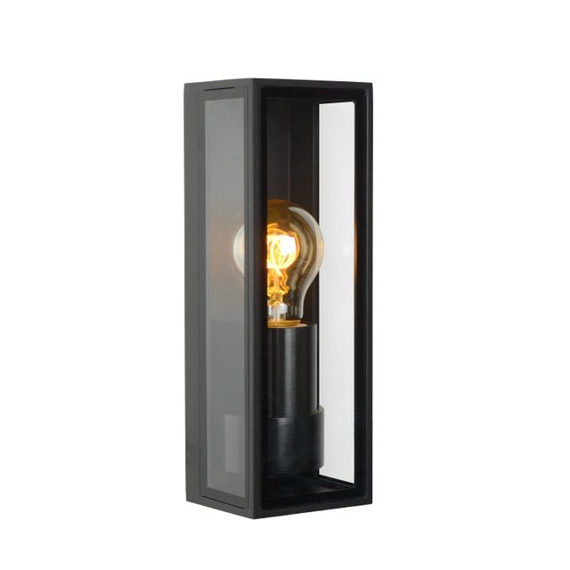 Dukan utelampe vegg IP65 15cm sort