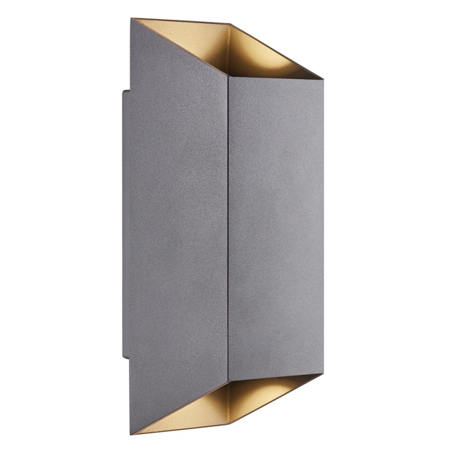 Nico Square utelampe vegg IP54 23,5cm grå
