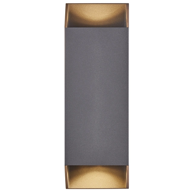 Nico Square utelampe vegg IP54 23,5cm grå