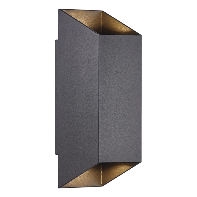 Nico Square utelampe vegg IP54 23,5cm sort