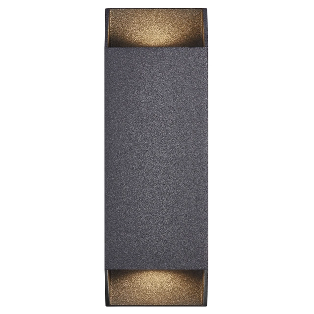 Nico Square utelampe vegg IP54 23,5cm sort