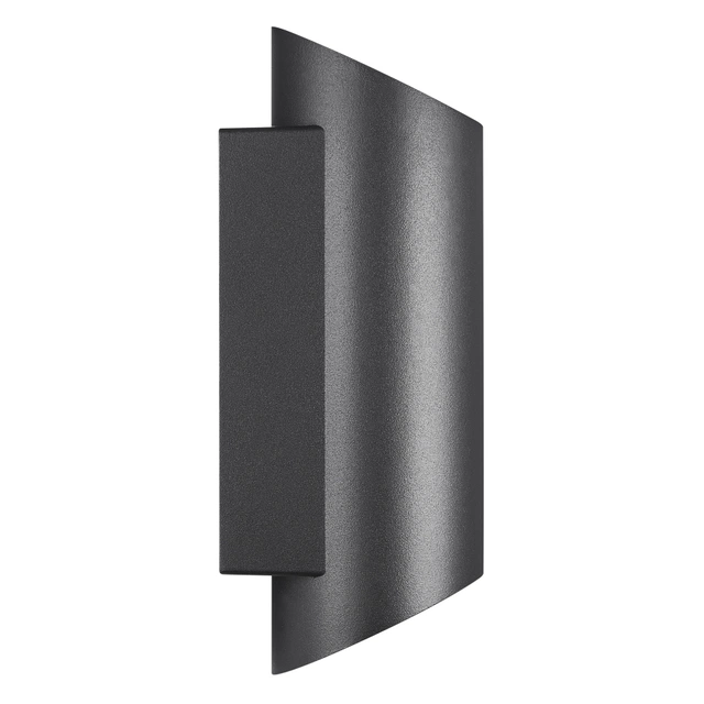 Nico Round utelampe vegg IP54 23,5cm sort
