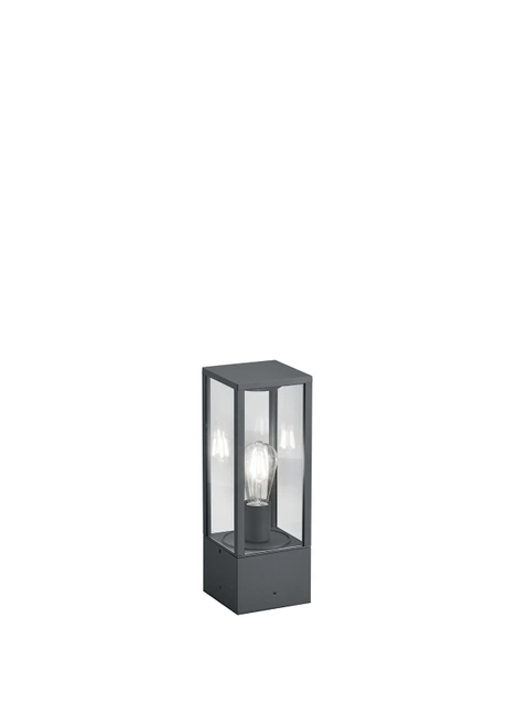 Garonne utelampe stolpe IP44 40cm grå