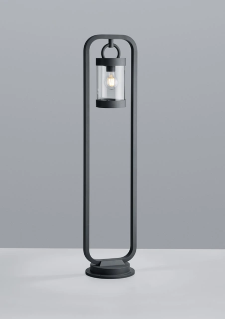 Sambesi utelampe stolpe IP44 100cm grå