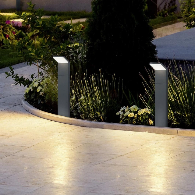 Pearl LED utelampe stolpe IP54 50cm grå