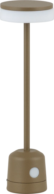 Space LED oppladbar utelampe bord IP65 24,5cm gull