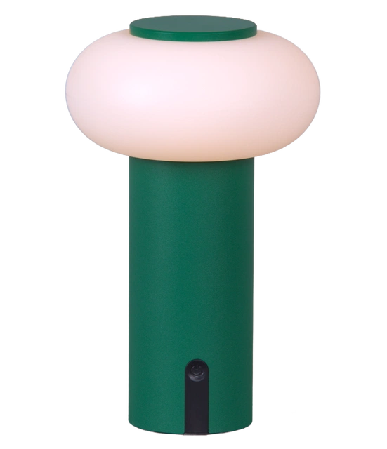 Dome LED oppladbar utelampe bord IP44 20,5cm grønn