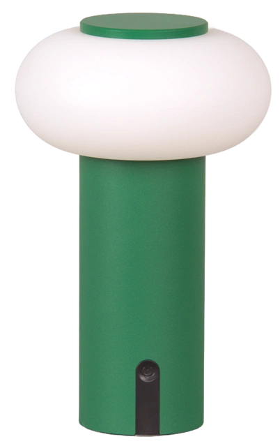 Dome LED oppladbar utelampe bord IP44 20,5cm grønn