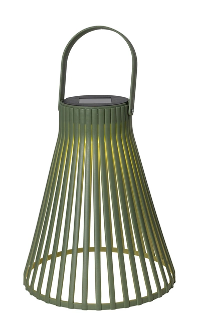 Solarlykt med håndtak IP44 33cm grønn