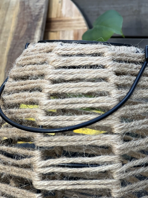 Solar naturlykt hemp IP44 28cm brun