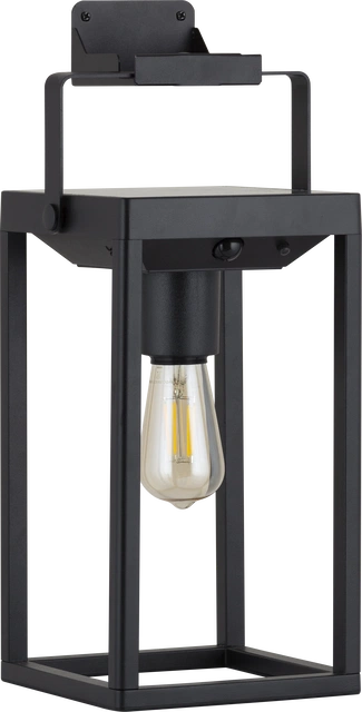 Solar Bluebell oppladbar utelampe lykt IP44 sort