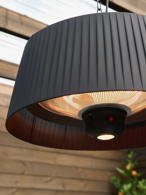 Terrassevarmer Oslo takmodell IP24 1800W 60cm sort