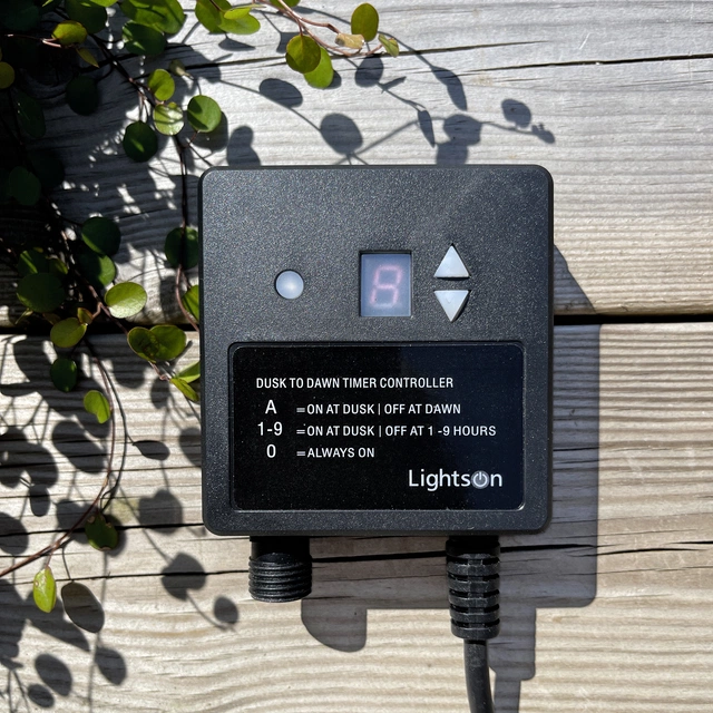 Light sensor og timer Plug & Play