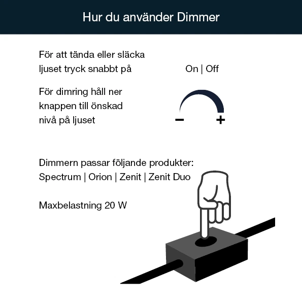 Dimmer til Plug & Play