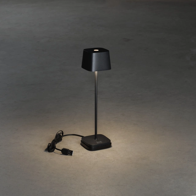 Capri mini utelampe bord IP54 sort
